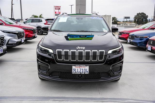 used 2021 Jeep Cherokee car, priced at $18,998