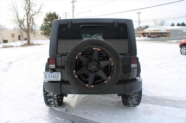 used 2012 Jeep Wrangler Unlimited car, priced at $15,995