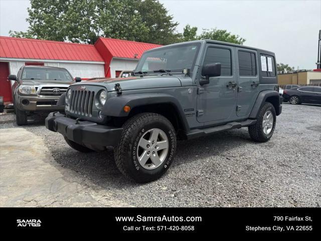 used 2015 Jeep Wrangler Unlimited car, priced at $13,995