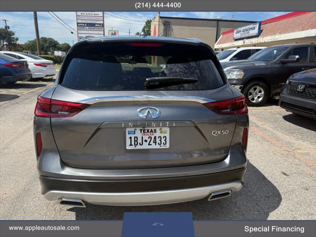 used 2021 INFINITI QX50 car, priced at $14,900