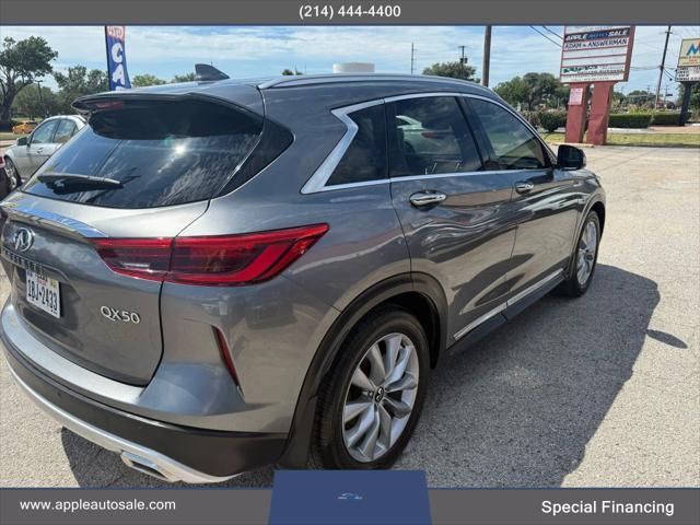 used 2021 INFINITI QX50 car, priced at $14,900