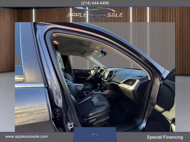 used 2018 Jeep Cherokee car, priced at $12,500
