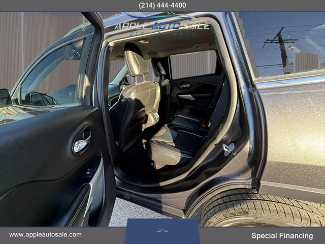 used 2018 Jeep Cherokee car, priced at $12,500