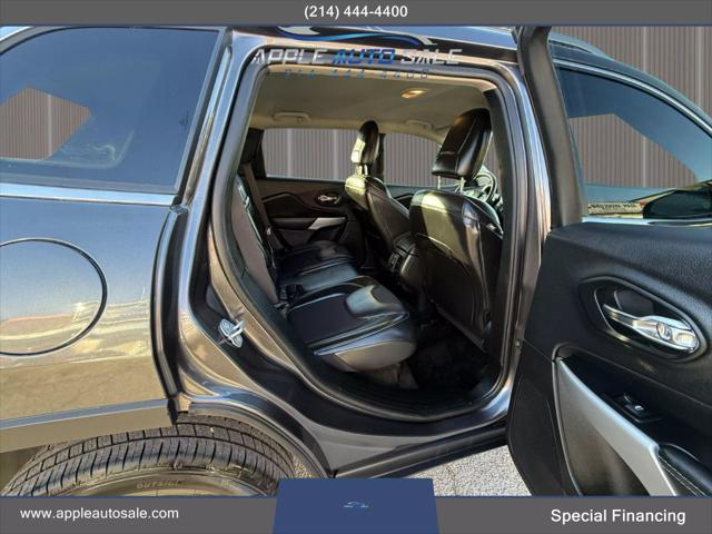 used 2018 Jeep Cherokee car, priced at $12,500
