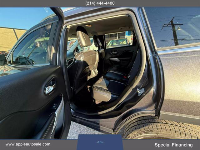 used 2018 Jeep Cherokee car, priced at $13,900