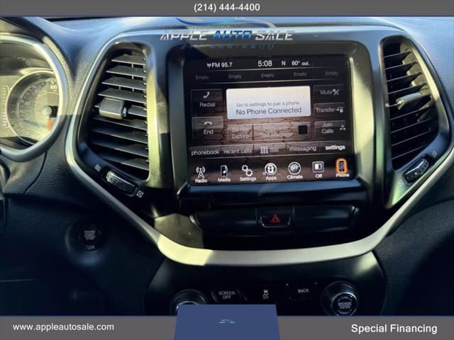 used 2018 Jeep Cherokee car, priced at $12,500