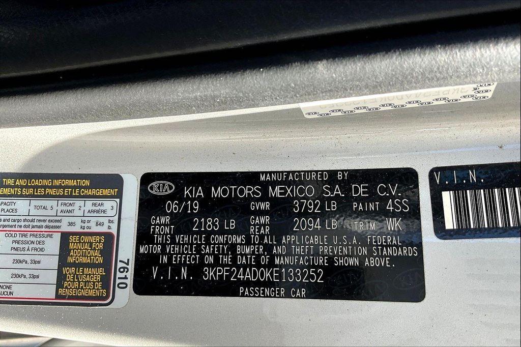 used 2019 Kia Forte car, priced at $14,991