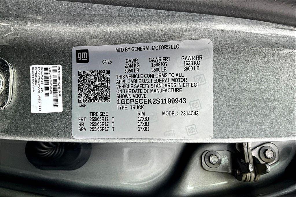 new 2025 Chevrolet Colorado car, priced at $36,889
