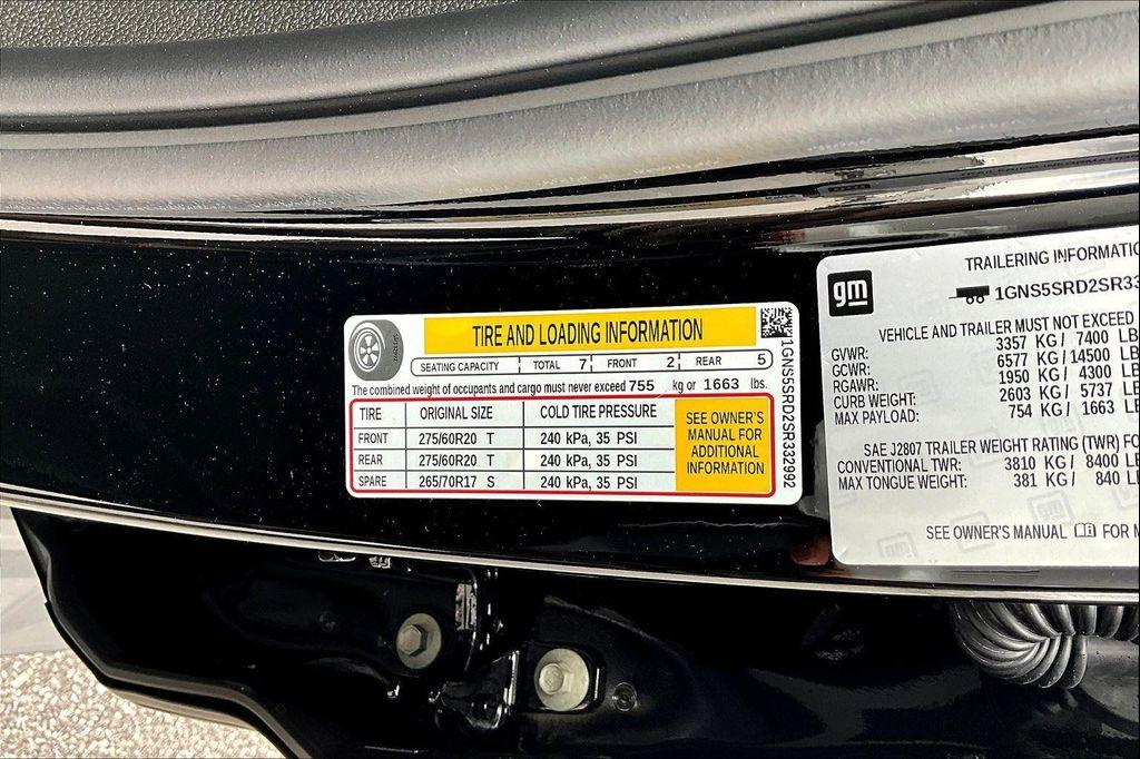 new 2025 Chevrolet Tahoe car, priced at $73,760