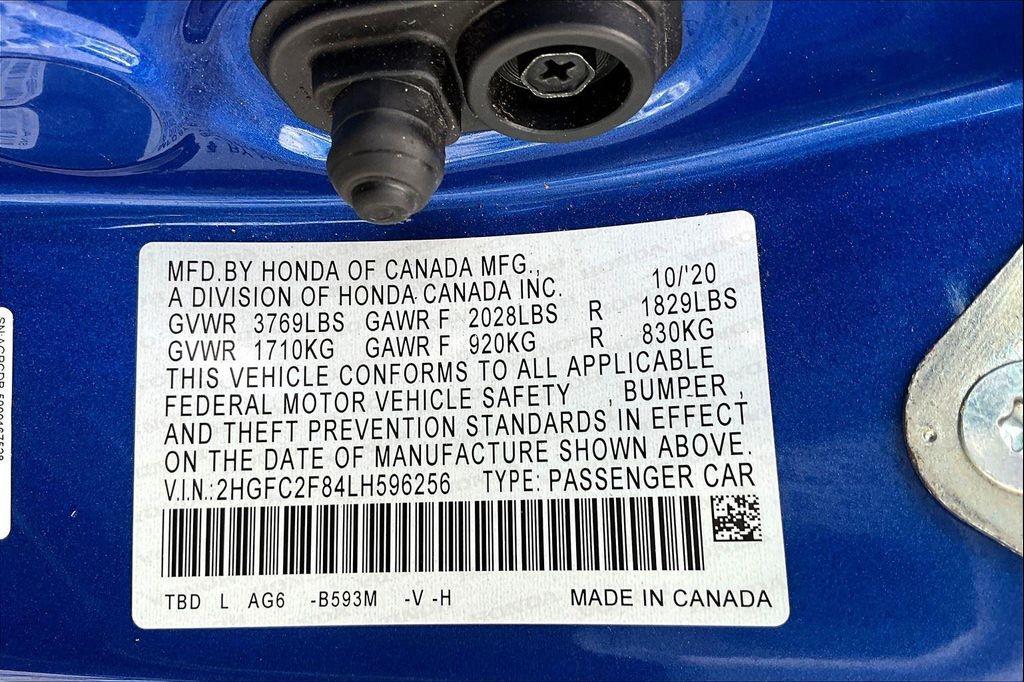 used 2020 Honda Civic car, priced at $19,991