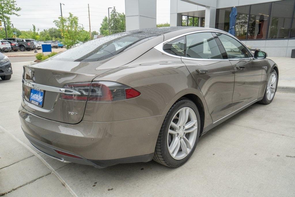 used 2015 Tesla Model S car, priced at $22,100