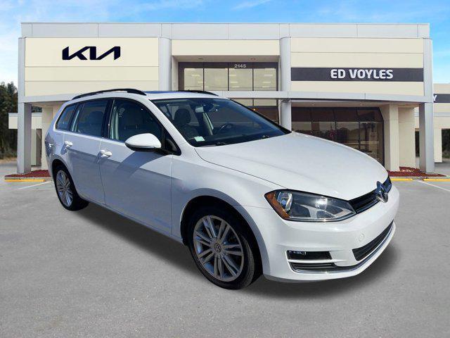 used 2015 Volkswagen Golf SportWagen car, priced at $12,905