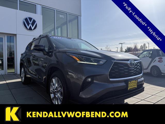 used 2021 Toyota Highlander Hybrid car, priced at $39,987