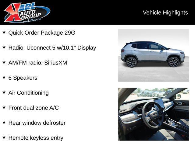 new 2025 Jeep Compass car, priced at $32,240