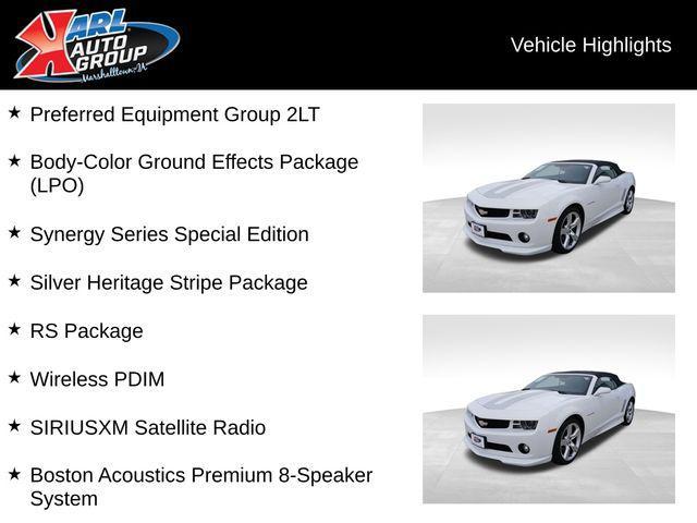 used 2012 Chevrolet Camaro car, priced at $17,258