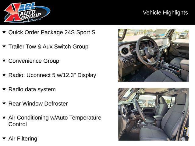 new 2025 Jeep Wrangler car, priced at $50,135
