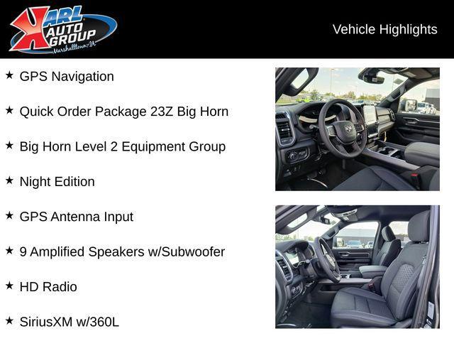 new 2025 Ram 1500 car, priced at $50,611