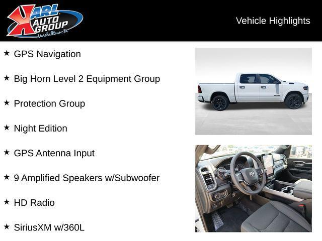 new 2025 Ram 1500 car, priced at $54,003