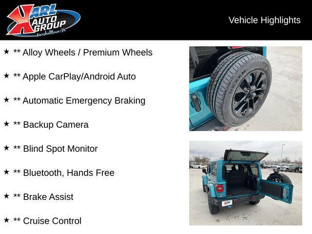 new 2024 Jeep Wrangler 4xe car, priced at $52,768