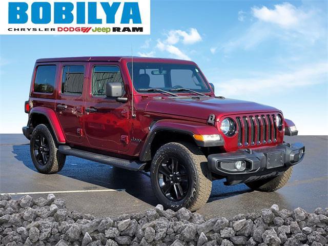 used 2021 Jeep Wrangler Unlimited car, priced at $34,492