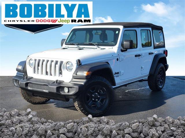 used 2021 Jeep Wrangler Unlimited car, priced at $25,585