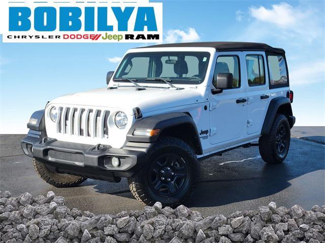 used 2021 Jeep Wrangler Unlimited car, priced at $26,774