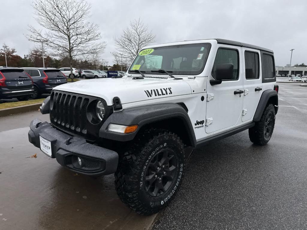 used 2021 Jeep Wrangler Unlimited car, priced at $31,500