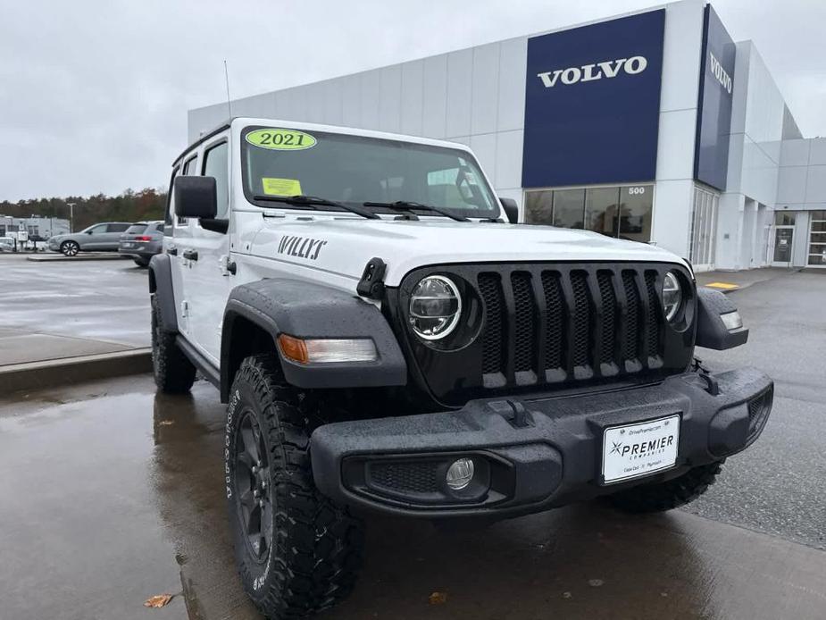 used 2021 Jeep Wrangler Unlimited car, priced at $31,500