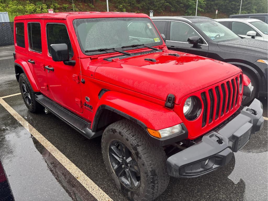 used 2022 Jeep Wrangler Unlimited car, priced at $34,400