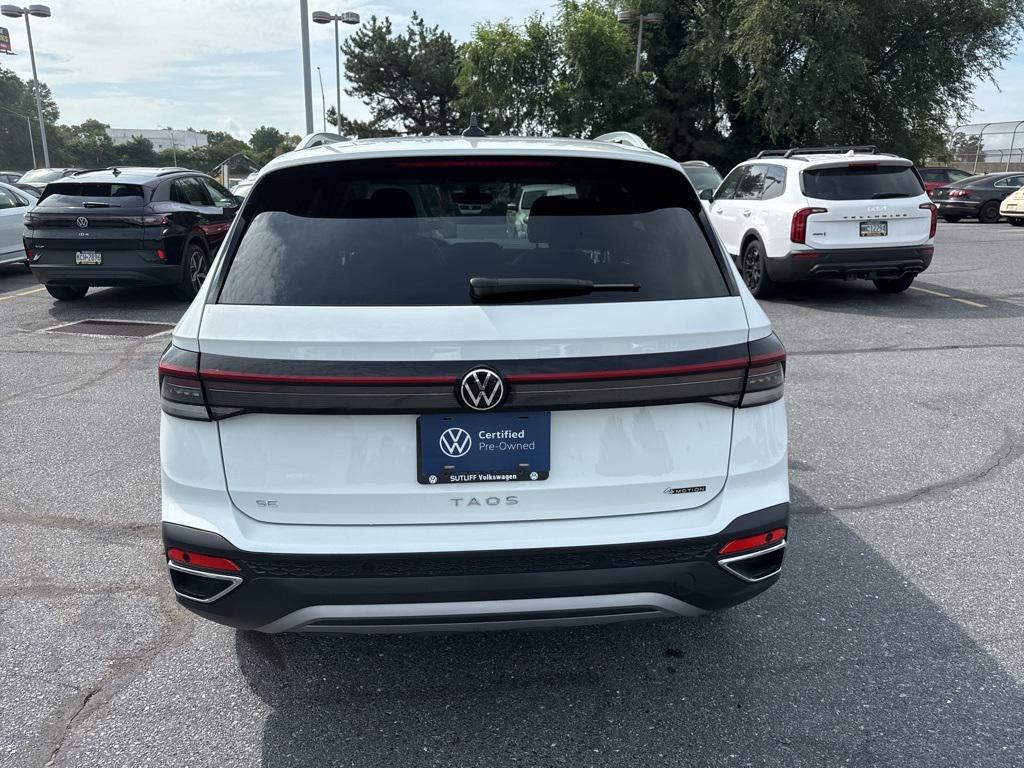 used 2025 Volkswagen Taos car, priced at $25,411