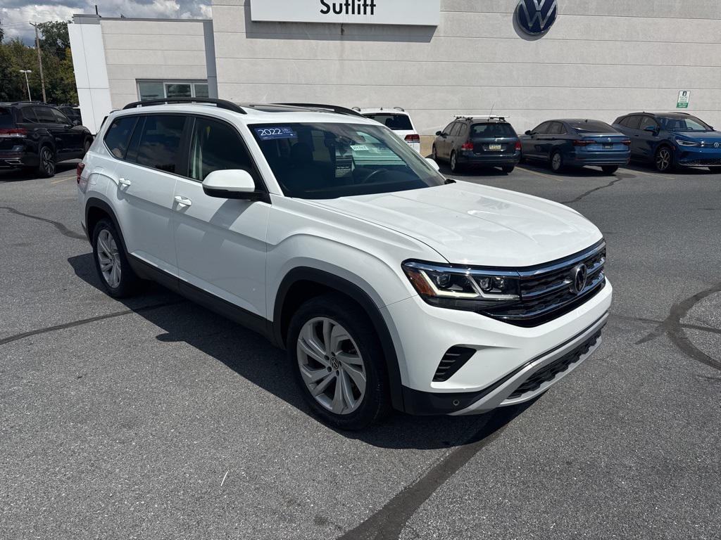 used 2022 Volkswagen Atlas car, priced at $28,735