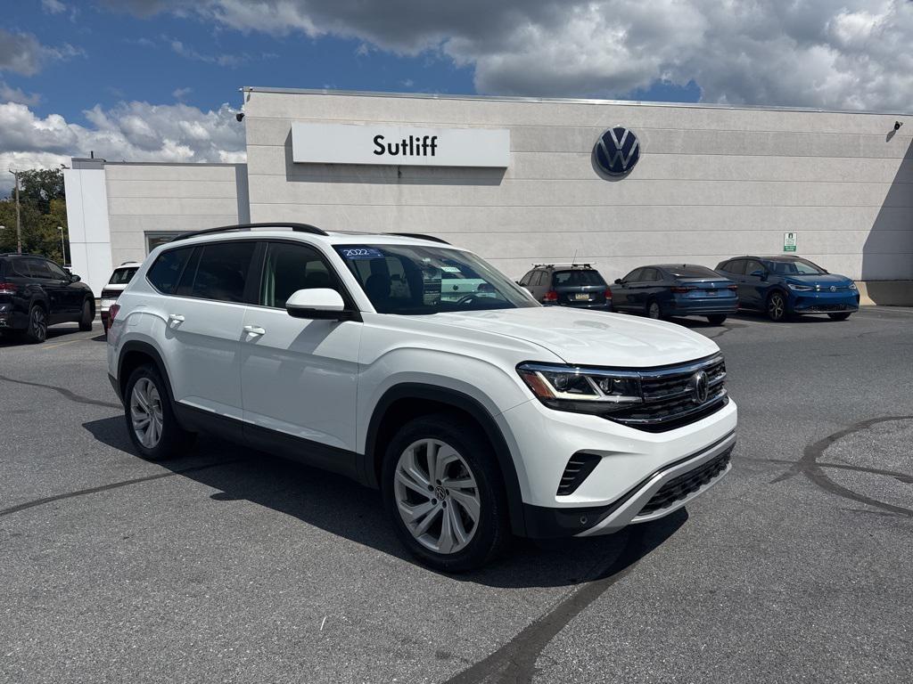 used 2022 Volkswagen Atlas car, priced at $30,519