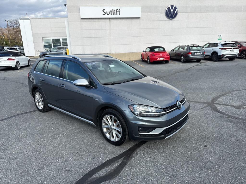 used 2018 Volkswagen Golf Alltrack car, priced at $19,244