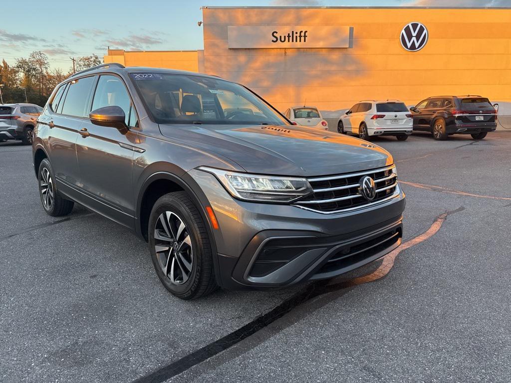 used 2022 Volkswagen Tiguan car, priced at $20,225