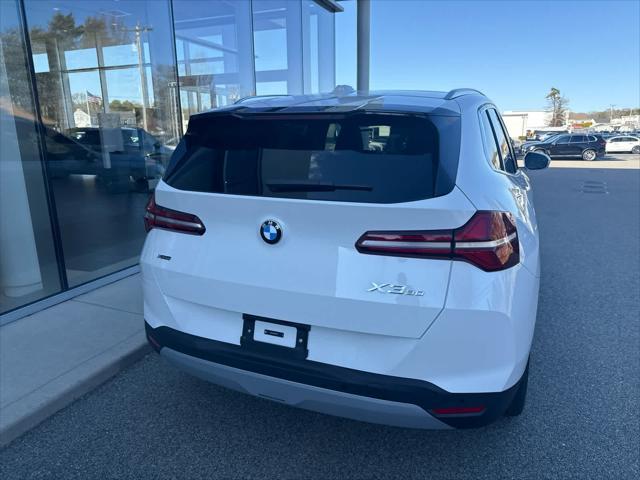 new 2025 BMW X3 car, priced at $57,155