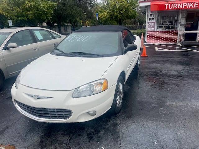 used 2001 Chrysler Sebring car, priced at $3,488