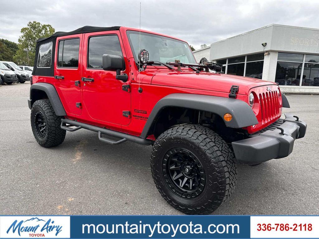 used 2016 Jeep Wrangler Unlimited car, priced at $19,860