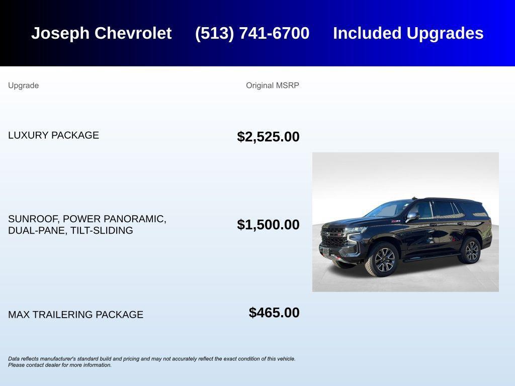 used 2022 Chevrolet Tahoe car, priced at $46,000