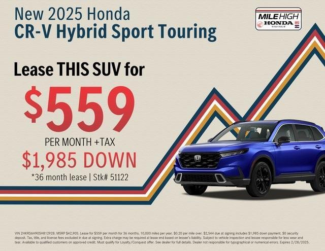 new 2025 Honda CR-V Hybrid car, priced at $42,905