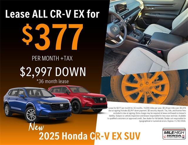 new 2025 Honda CR-V car, priced at $35,655