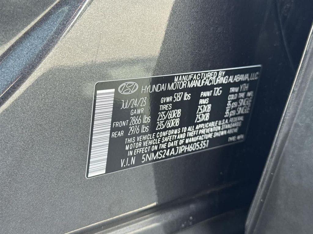 used 2023 Hyundai Santa Fe car, priced at $19,987