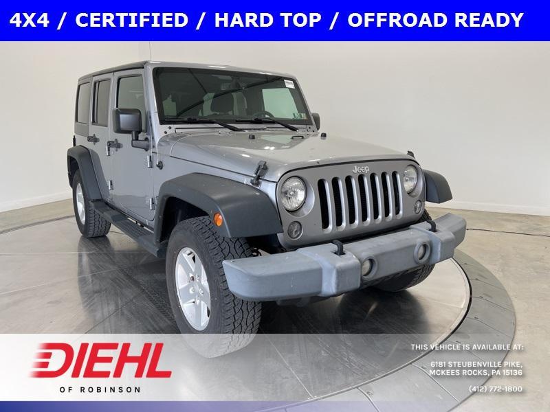 used 2015 Jeep Wrangler Unlimited car, priced at $23,613