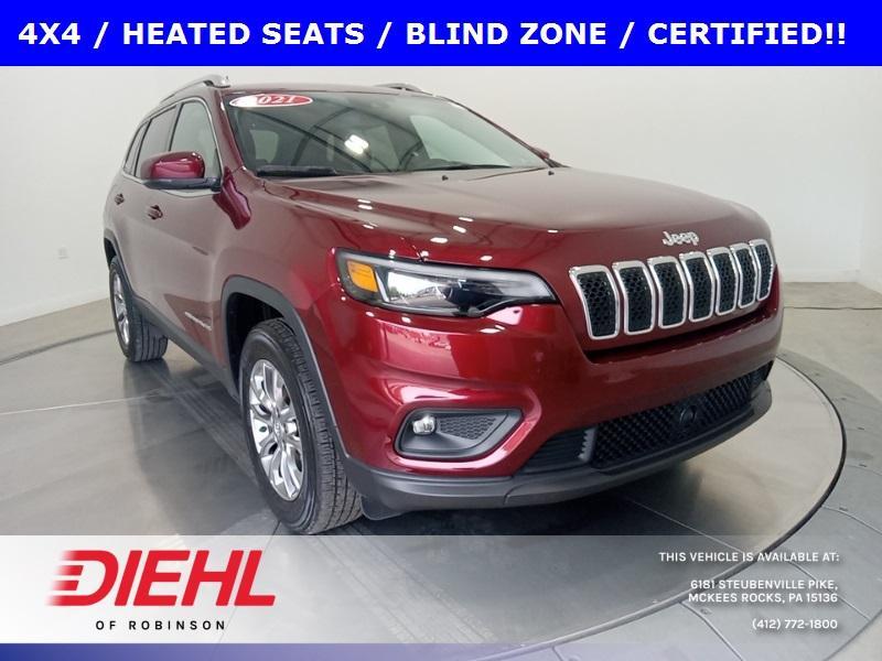 used 2021 Jeep Cherokee car, priced at $22,451