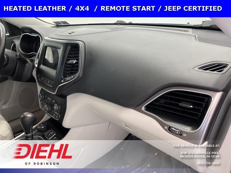 used 2021 Jeep Cherokee car, priced at $22,000