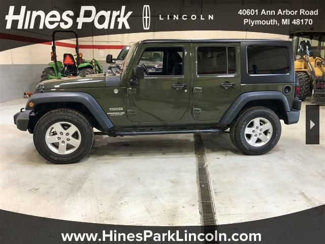 used 2015 Jeep Wrangler Unlimited car, priced at $14,988