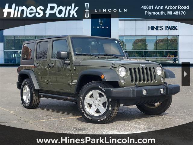 used 2015 Jeep Wrangler Unlimited car, priced at $13,988
