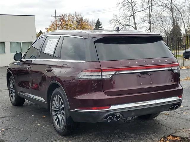 used 2022 Lincoln Aviator car, priced at $44,988