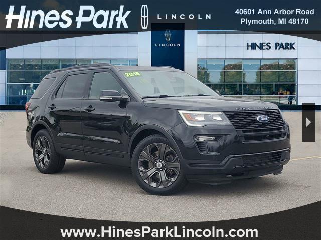 used 2018 Ford Explorer car, priced at $17,988