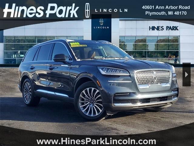 used 2022 Lincoln Aviator car, priced at $46,488