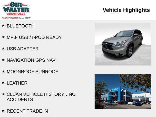 used 2015 Toyota Highlander car, priced at $20,214